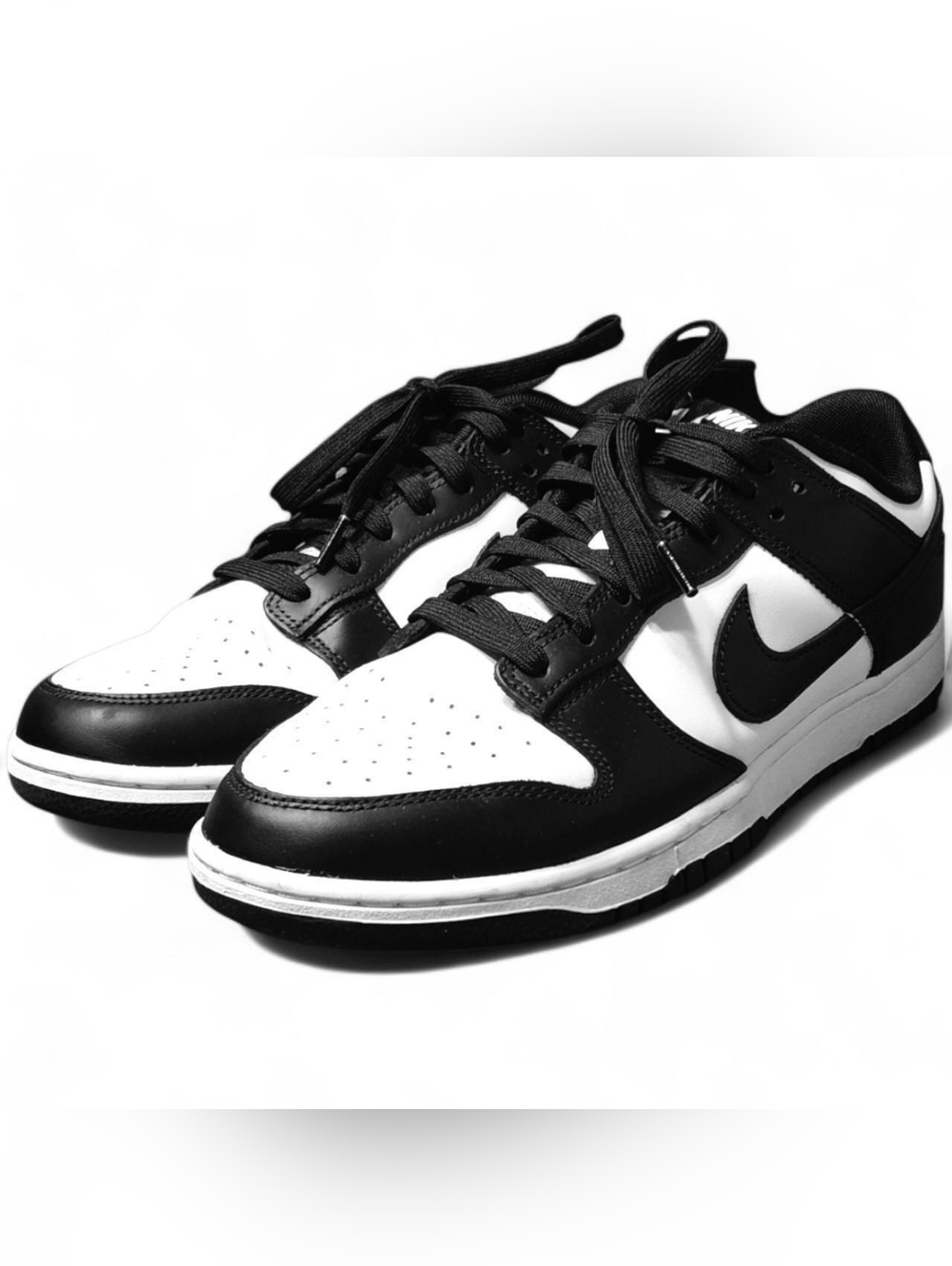 Nike Dunk Low Retro Black White Size 11 Excellent Barely Worn - DD1391-100